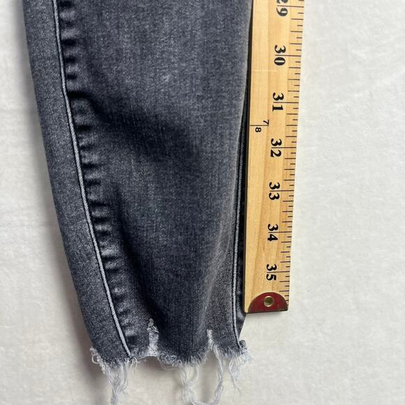 Torrid Bombshell Skinny High-Rise Stretch Denim Dark Grey Wash Distressed SZ 14 - Picture 15 of 15